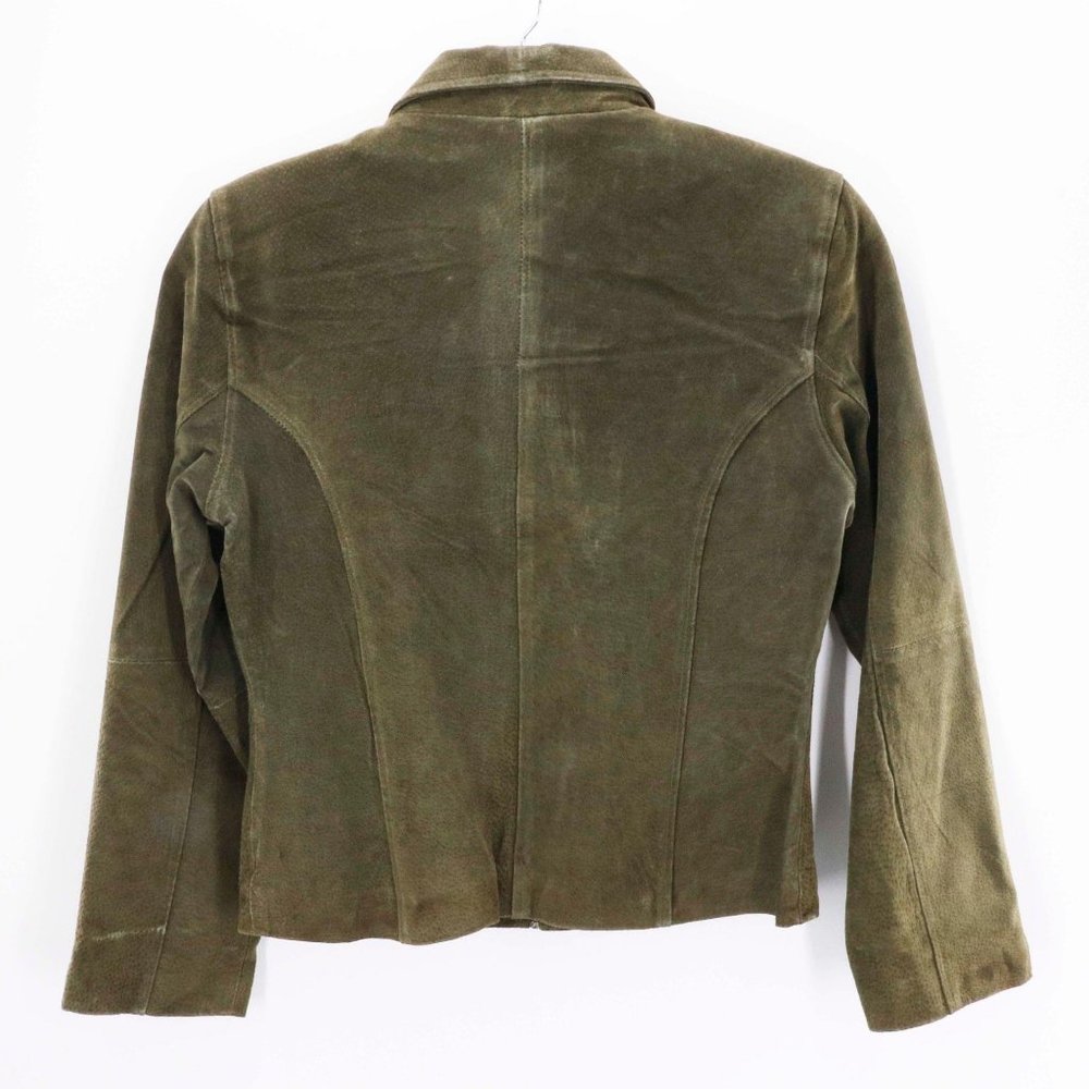 Rampage Olive Green Suede BomberJacket - Picture 6 of 10